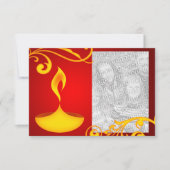 diwaliの挨拶の写真カード: 美しいライト カード (正面)