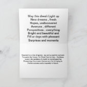 Diwaliの挨拶状 カード (内部)