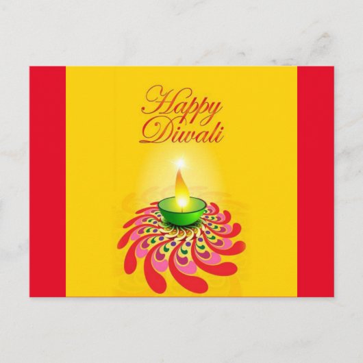 diwaliの複数形 ポストカード (正面)