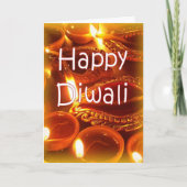 Diwaliのdiyasカード カード (正面)
