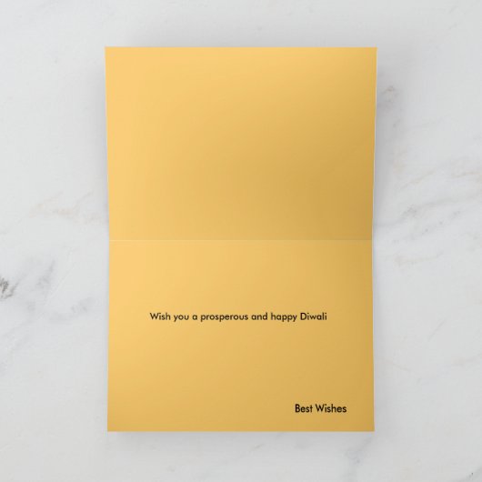 Diwaliカード カード (内部)