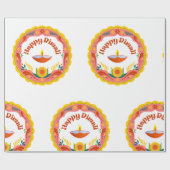 Diwaliギフトラッピング紙 ラッピングペーパー (フラット)