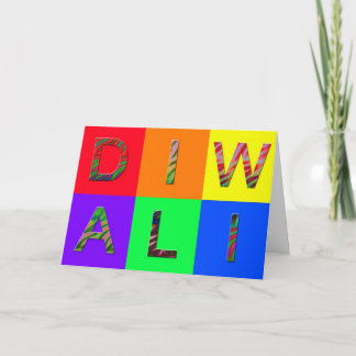 Diwaliジャズ風のカード カード