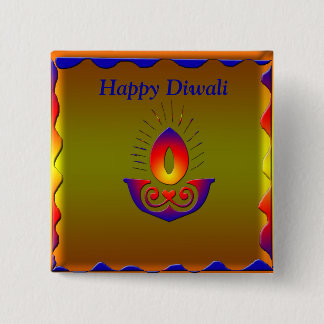Diwaliランプ 缶バッジ