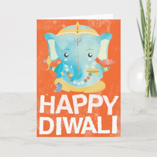 Diwali幸せなカード カード (正面)
