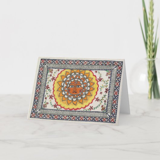 Diwali日曜日の挨拶状 カード (正面)