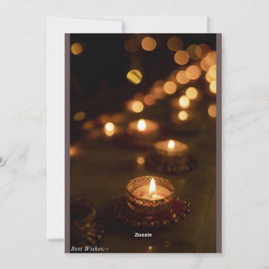 Diwali  シーズンカード (裏面)