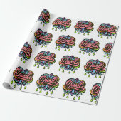 Diwali Colorful Hearts ラッピングペーパー (アンロールド)