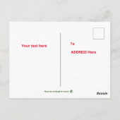 Diwali greeting写真伝統的カード ポストカード (裏面)