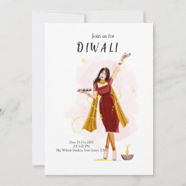 Diwali, Indian festival 招待状