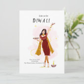 Diwali, Indian festival  招待状 (スタンド正面)