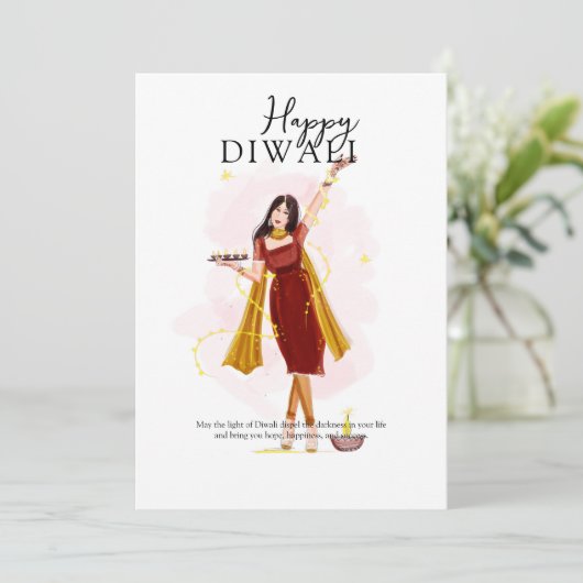 Diwali, Indian festival  招待状 (スタンド正面)