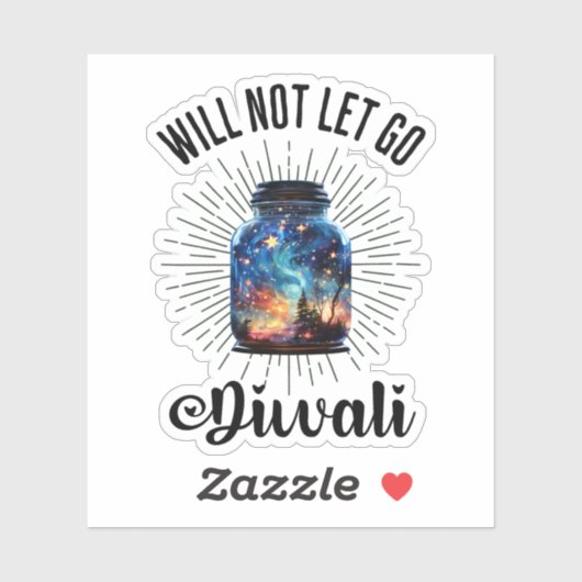 Diwali Light Jar – Festival of Lights シール (シート)