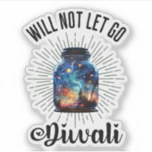 Diwali Light Jar – Festival of Lights シール (正面)