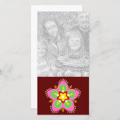 diwali rangoliフォトカード (正面/裏面)