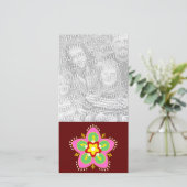 diwali rangoliフォトカード (スタンド正面)