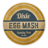 Dixieの供給袋ヴィンテージの一見 セラミックノブ (正面)