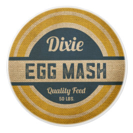 Dixieの供給袋ヴィンテージの一見 セラミックノブ