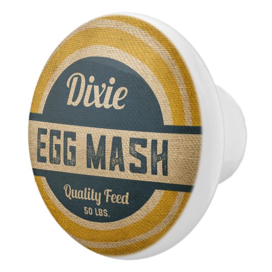 Dixieの供給袋ヴィンテージの一見 セラミックノブ (右)