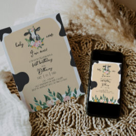 DIXIEカウファースト誕生日招待状 招待状