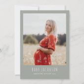 DIXIEカントリーレッドバーンファーム動物ベビーシャワー 招待状 (裏面)