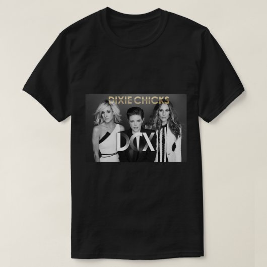 Dixie Chicksシンガーミュージックバンド Tシャツ (デザイン正面)