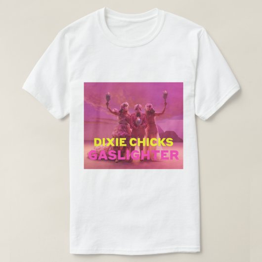 dixie chicks gaslighter pink tour 2020 globaltv tシャツ (デザイン正面)