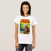 Dixie Dugan愛できる犬のヴィンテージ漫画Tシャツ Tシャツ (正面フル)