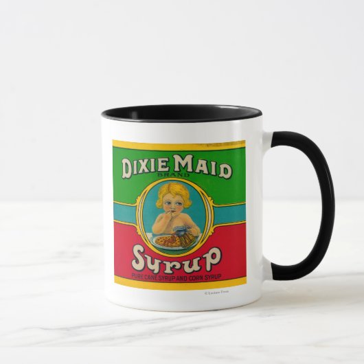Dixie Maid Syrup LabelCairo, GA マグカップ (右)