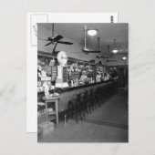 Dixie Soda Fountain, 1920s ポストカード (正面/裏面)