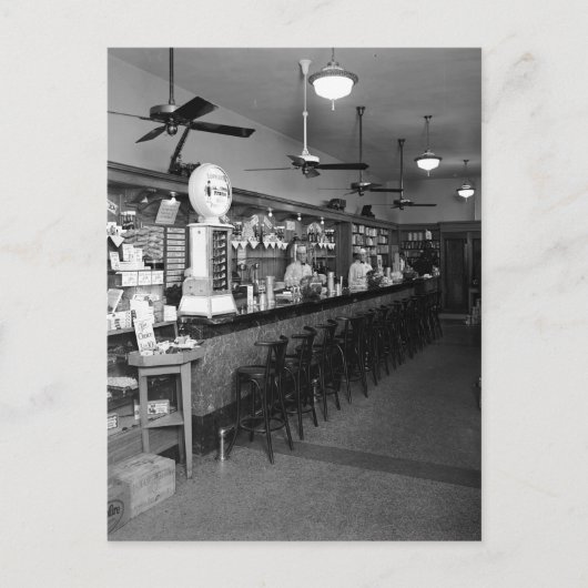 Dixie Soda Fountain, 1920s ポストカード (正面)