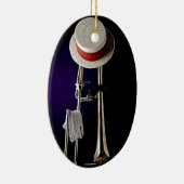 Dixielandのトロンボーンのオーナメント セラミックオーナメント (右)