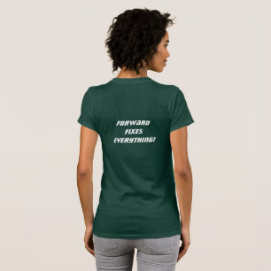 Dixielandの農場のV首のスローガンのティー Tシャツ