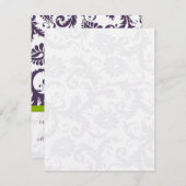 DIYで作成するスコア＆フォールドテントのウェディングプレイスカード 招待状 (正面/裏面)