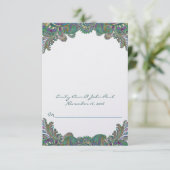 DIYで作成するスコア&フォールドテントウェディングプレースカード 招待状 (スタンド正面)