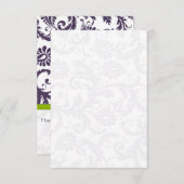 DIYで作成するスコア&フォールドテント ウェディングプレースカード 招待状 (正面/裏面)