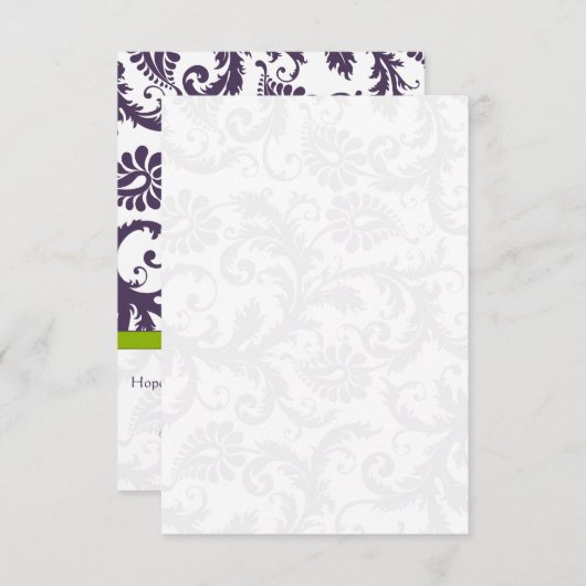 DIYで作成するスコア＆フォールドテント ウェディングプレースカード 招待状 (正面/裏面)