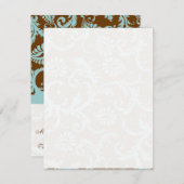 DIYで得点と折り畳みテントのウェディングプレイスカード 招待状 (正面/裏面)