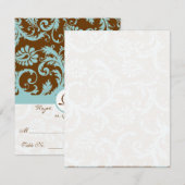 DIYで得点と折り畳み式テントウェディングプレースカード 招待状 (正面/裏面)