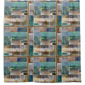 DIYのアップロードあなたの写真のイメージの文字のシャワー・カーテン シャワーカーテン (正面)