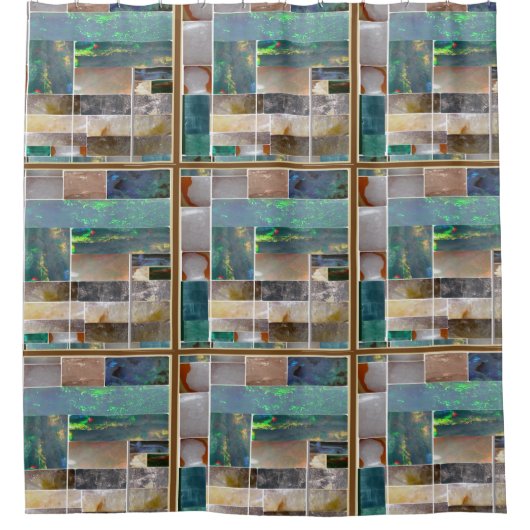 DIYのアップロードあなたの写真のイメージの文字のシャワー・カーテン シャワーカーテン (正面)