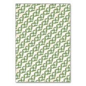 DIYのシャムロックおよびハートの蹄鉄のテントの座席表 テーブルナンバー (裏面)