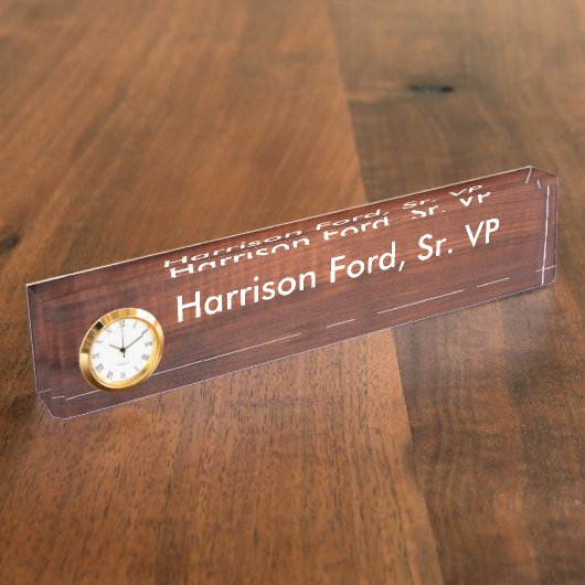 DIYのテンプレートの変更の文字の背景 デスクネームプレート (側面)