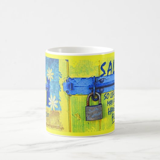 DIYのマグの塩セラー コーヒーマグカップ (中央)