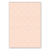 DIYのモノグラムのな赤面愛鳥のテントの座席表 テーブルナンバー (裏面)