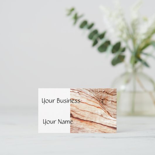 DIYの名刺木質 名刺 (スタンド正面)
