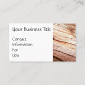 DIYの名刺木質 名刺 (裏面)