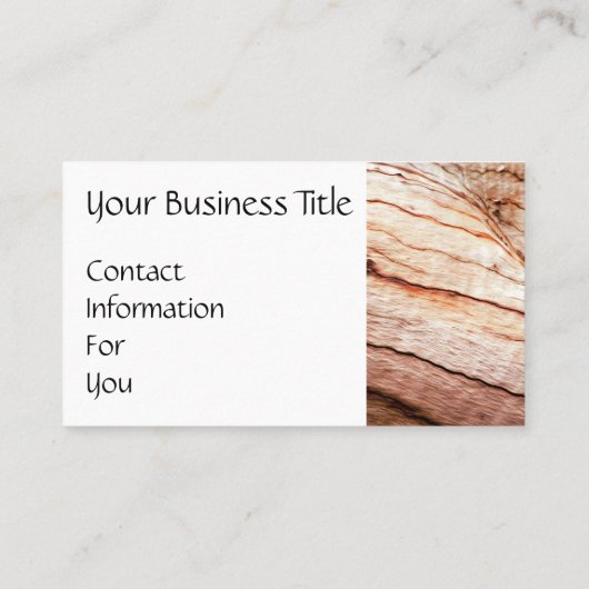 DIYの名刺木質 名刺 (裏面)