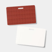 DIYの空白のなテンプレートは文字の写真のイメージを加えます バッジ (表裏)