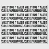 DIYはあなた専有物を作成します ラッピングペーパー (フラット)